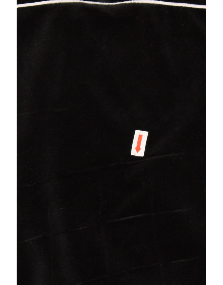 NIKE Womens Zip Neck Sweatshirt Jumper UK 14 Medium Black Polyester Vintage Nike and Second-Hand Nike from Messina Hembry 