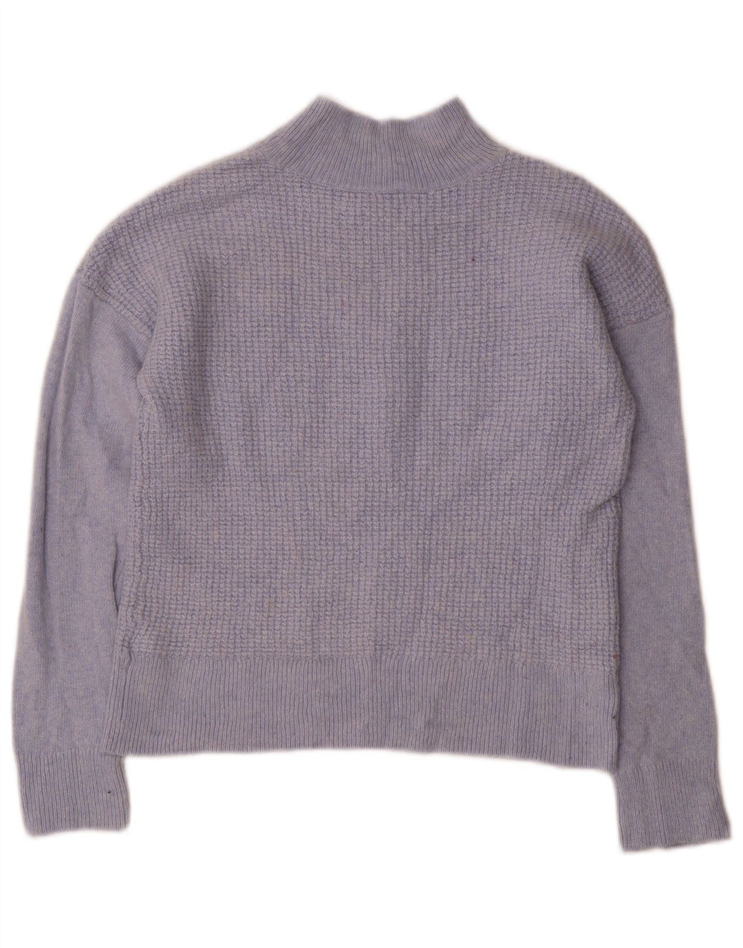 Damski sweter z golfem Hobbs, UK 12, średni niebieski, wiskoza