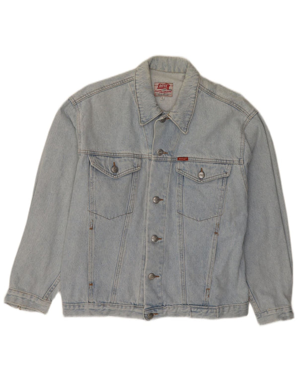 Męska kurtka dżinsowa RIFLE UK 40, duża, niebieska, bawełniana