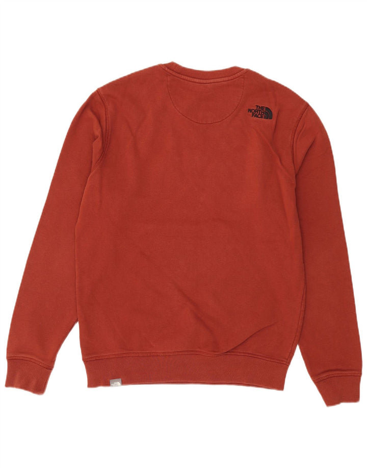 Męska bluza z kapturem The North Face w kolorze średniego bordo, bawełniana