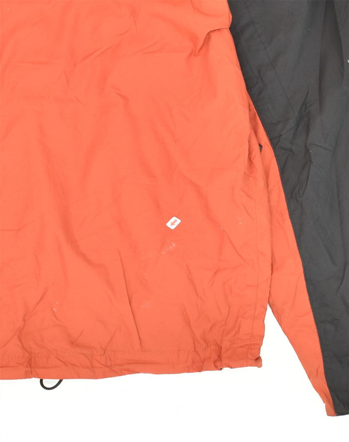 JACK WOLFSKIN Mens Hooded Rain Jacket UK 34 XS  Orange Colourblock Nylon | Vintage Jack Wolfskin | Thrift | Second-Hand Jack Wolfskin | Used Clothing | Messina Hembry 