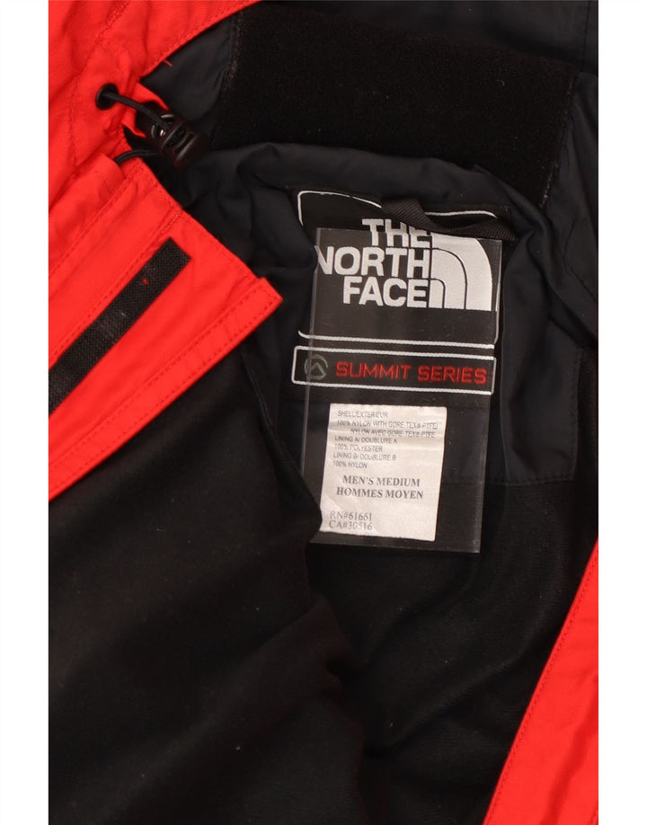Męska kurtka wiatrówka z kapturem THE NORTH FACE UK 38 w kolorze średniej czerwieni