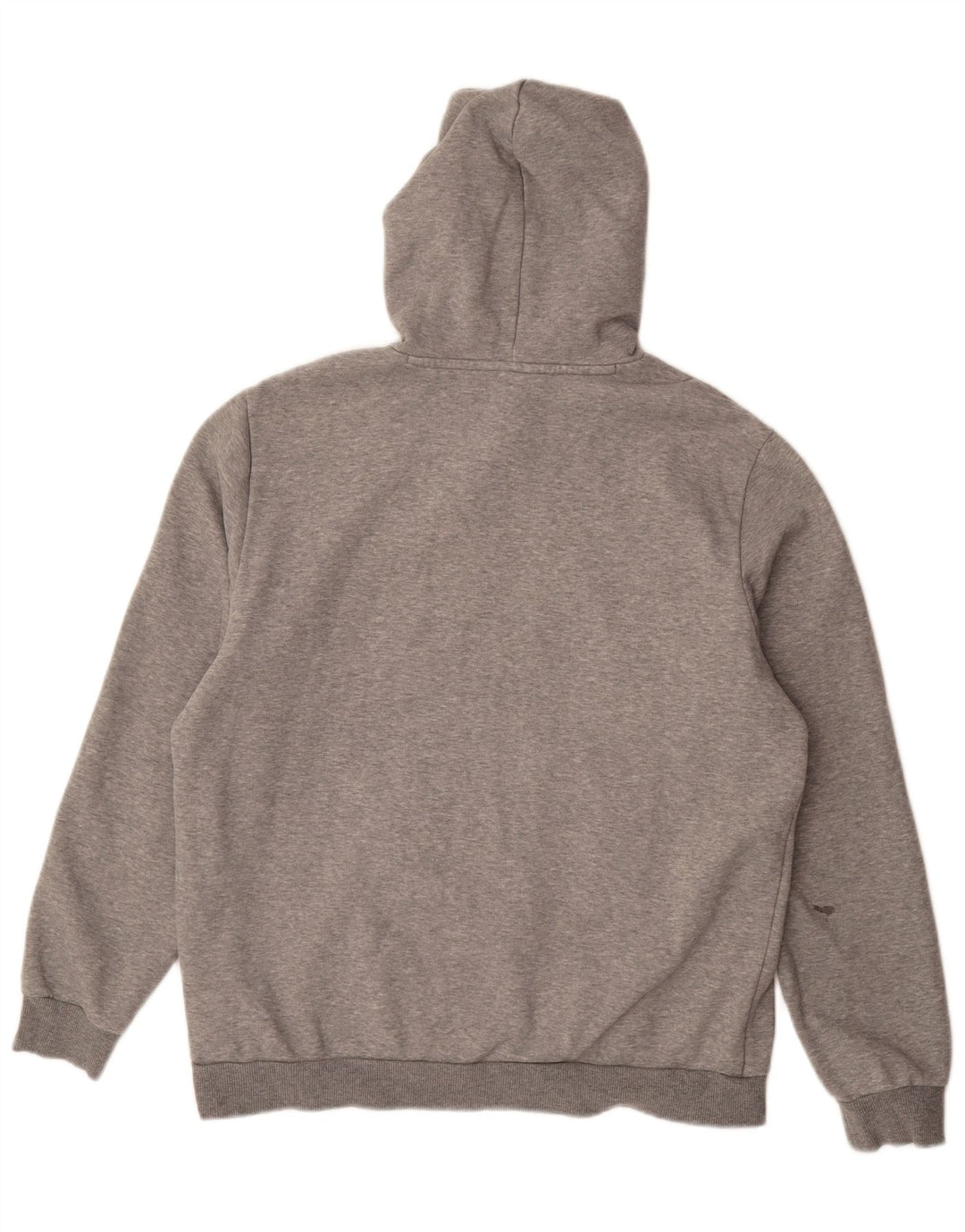 Męski sweter z kapturem Puma z grafiką, duży, szary, bawełniany
