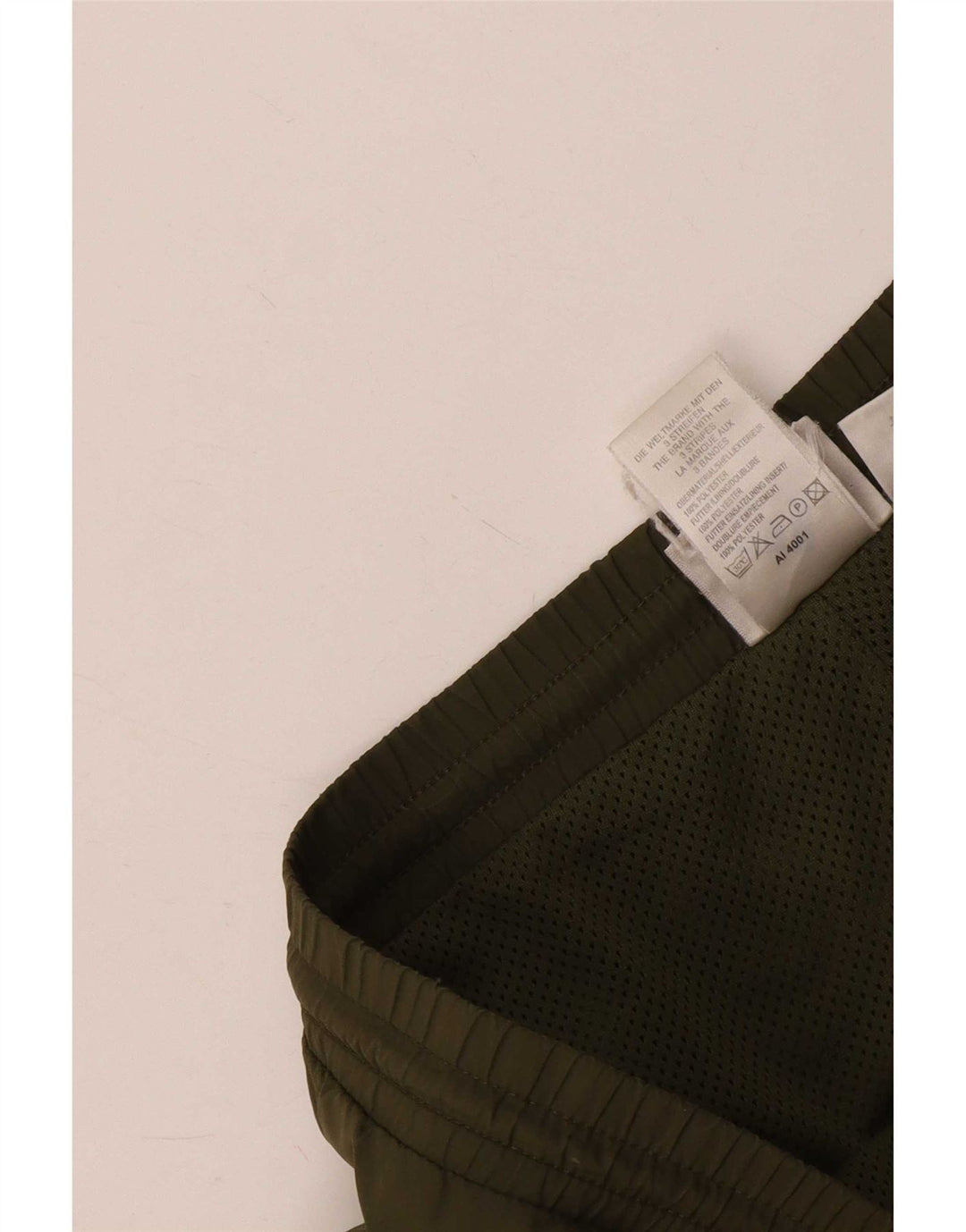 Męskie spodnie dresowe Adidas, średni khaki, poliester