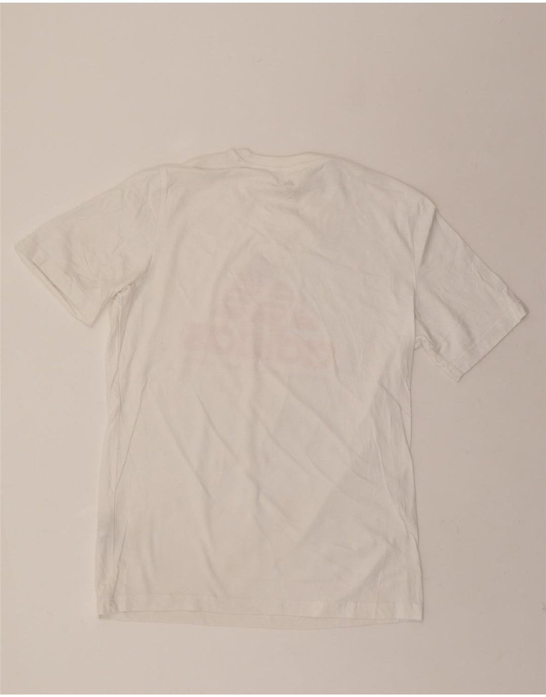 ADIDAS Mens Graphic T-Shirt Top Medium White Cotton Vintage Adidas and Second-Hand Adidas from Messina Hembry 