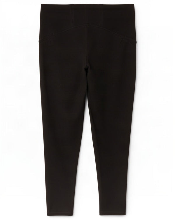 Damskie legginsy Marks & Spencer Crop UK 16, duże, czarne, wiskozowe