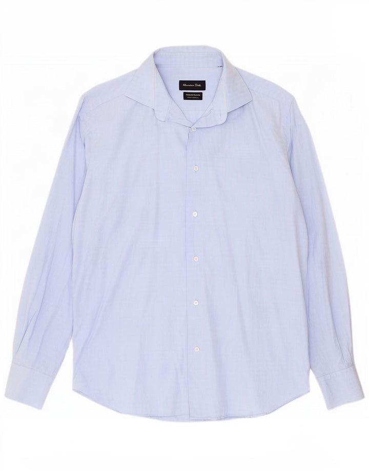 Męska koszula Massimo Dutti, średni niebieski