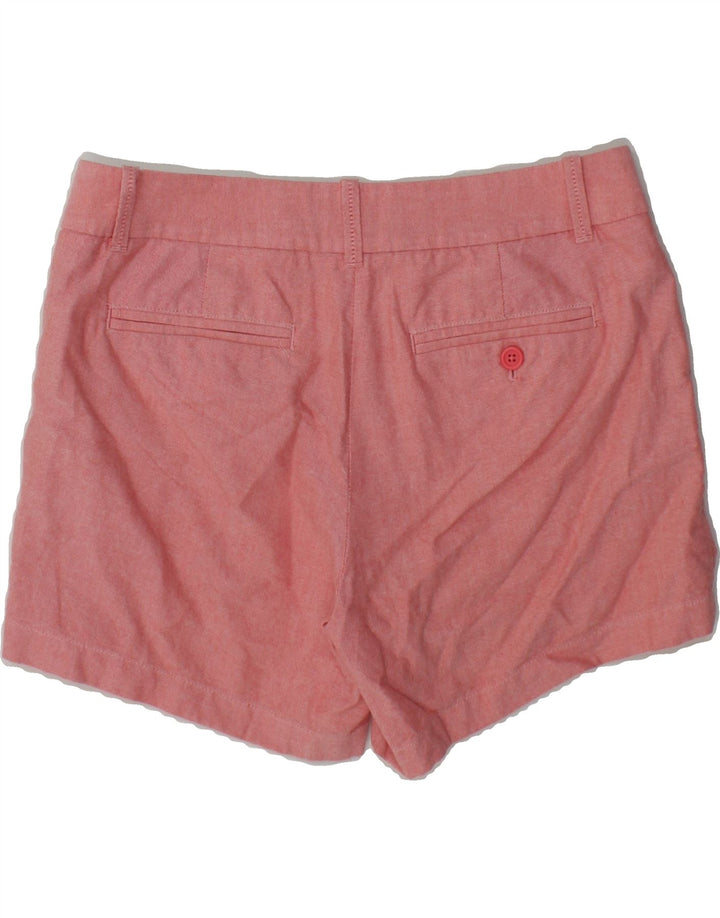 J. CREW Womens Broken In Chino Shorts US 6 Medium W32  Pink Cotton Vintage J. Crew and Second-Hand J. Crew from Messina Hembry 