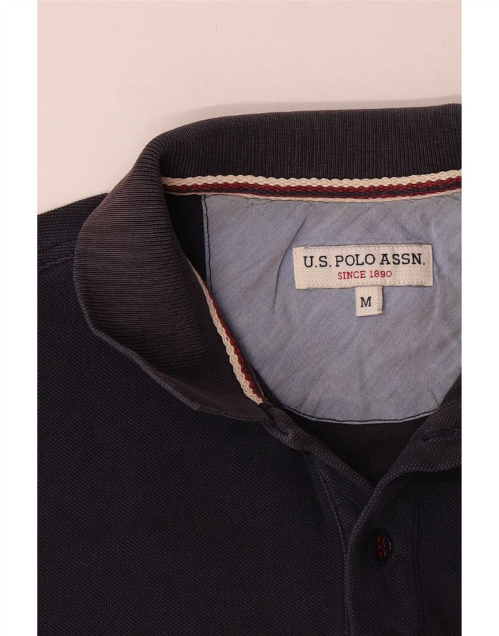 US Polo Assn. Męska koszulka polo, średnia, granatowa, bawełniana