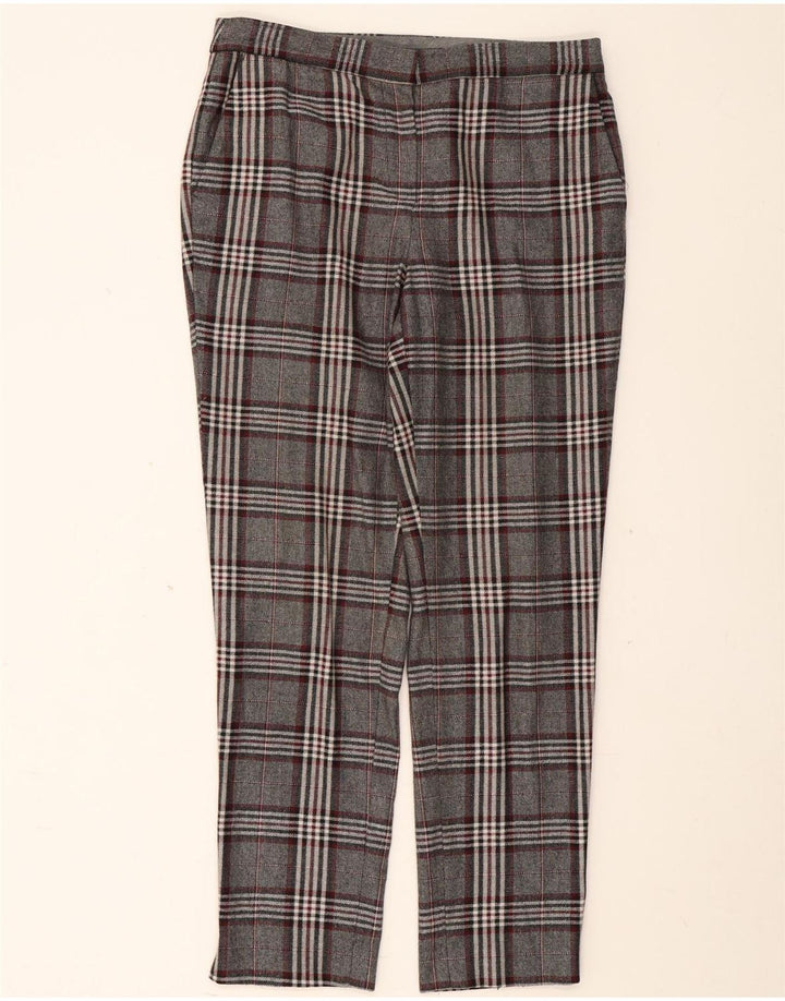 Damskie spodnie Chino Massimo Dutti EU 40 Medium W30 L29 Szara kratka