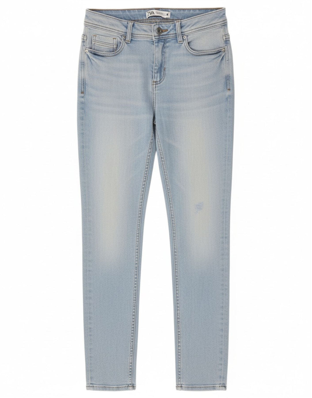 Damskie jeansy skinny Zara EU 36 Small W26 L27 Niebieskie