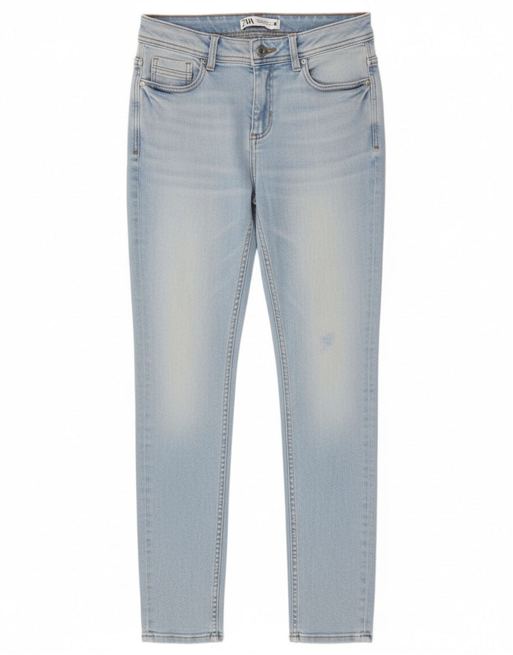 Damskie jeansy skinny Zara EU 36 Small W26 L27 Niebieskie