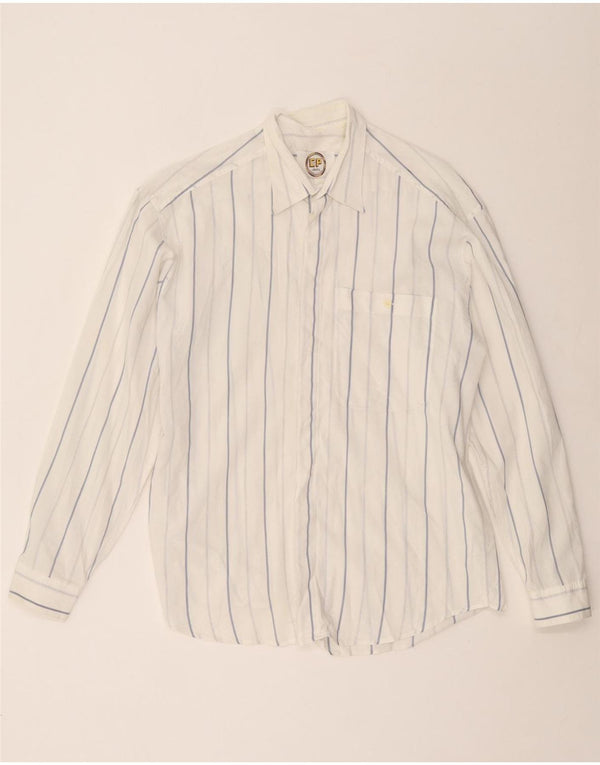 Koszula męska VINTAGE w duże białe paski