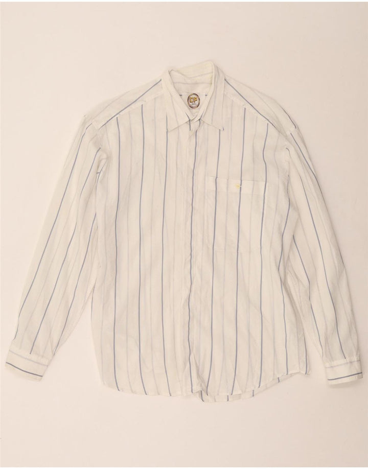 Koszula męska VINTAGE w duże białe paski