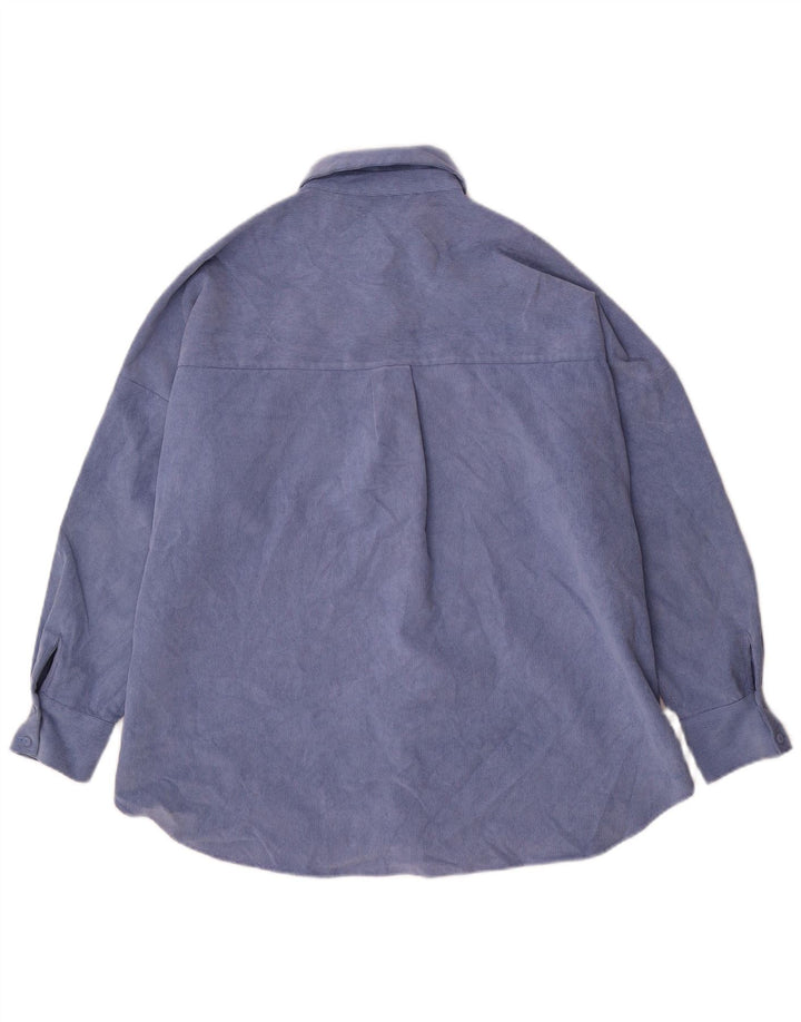 Damska koszula wierzchnia Zara Oversize UK 14, średni niebieski, poliester