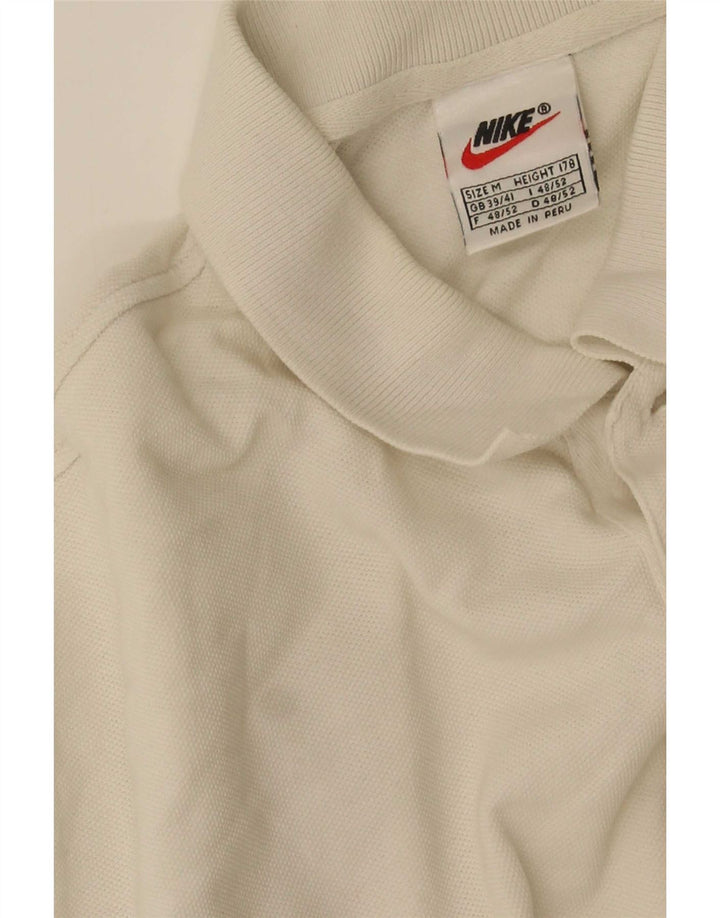 Męska koszulka polo Nike UK 39/41 Średnia biel