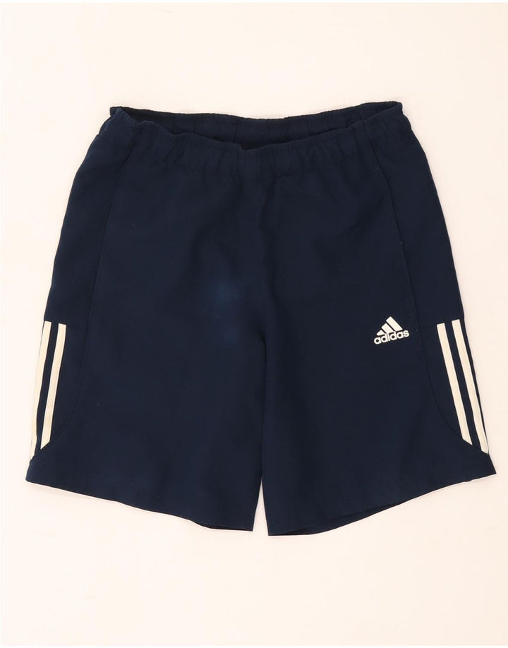 Męskie spodenki sportowe ADIDAS Climalite, małe, granatowe, z poliestru
