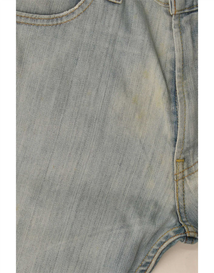 Damskie jeansy Levi's 506 Straight W34 L32 Niebieskie bawełniane