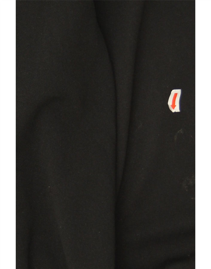 Męska bluza z zamkiem błyskawicznym Lotto XL, czarny poliester