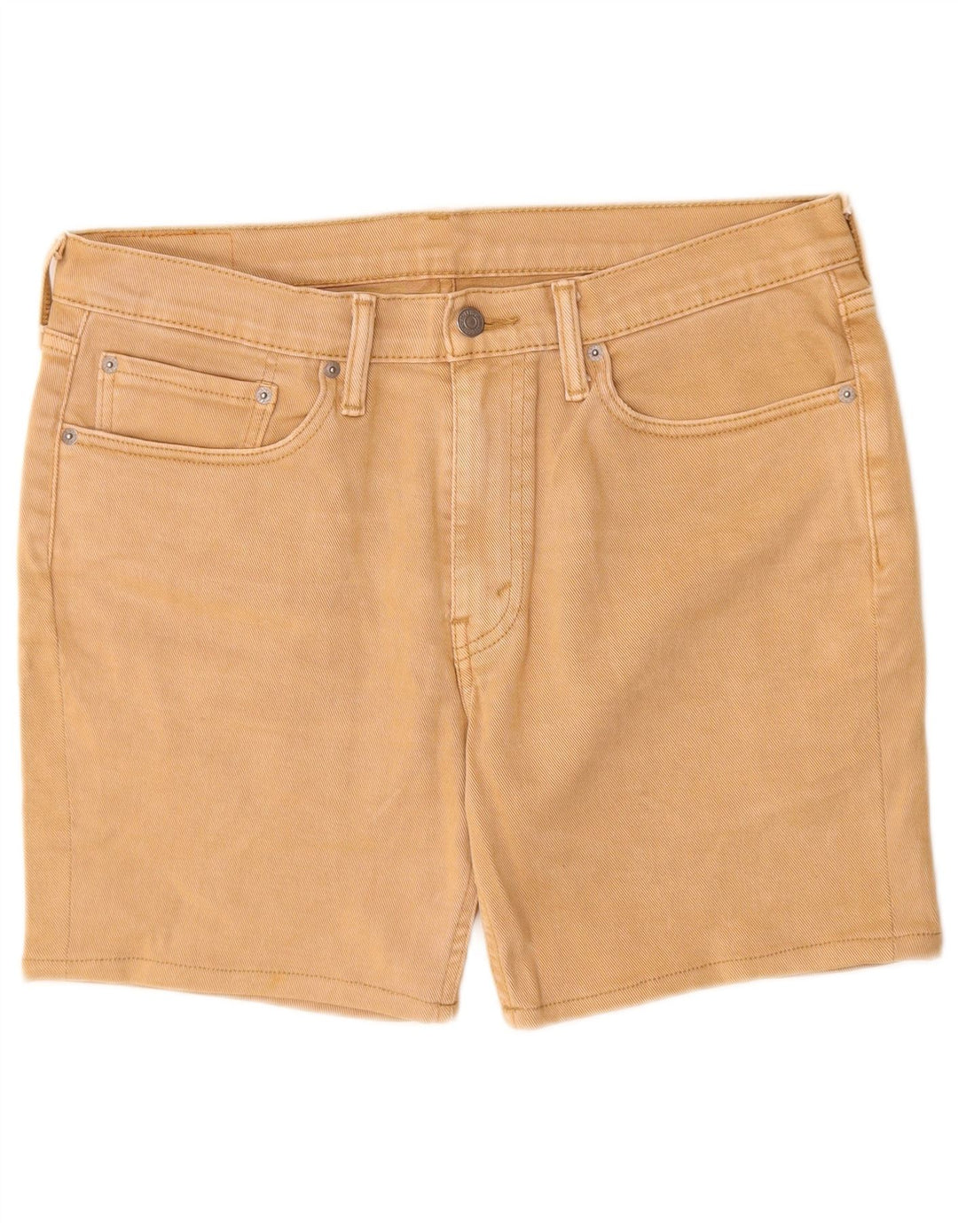 Męskie spodenki jeansowe Levi's 514 W34, duże, beżowe, bawełniane
