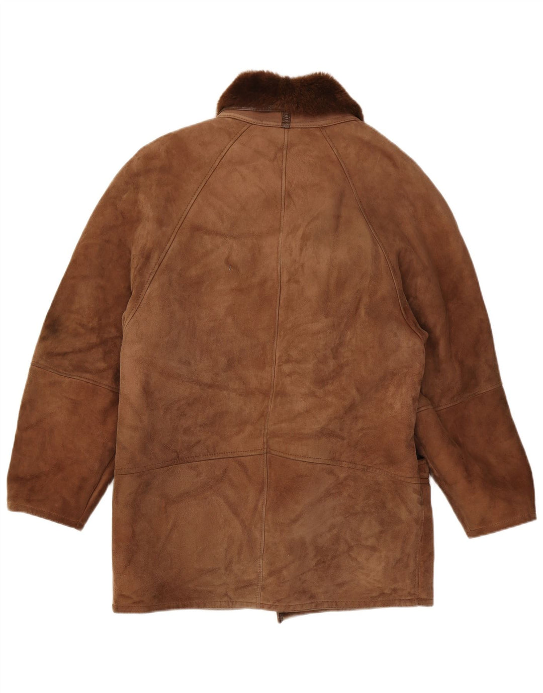 Vintage męska kurtka Shearling IT 48 Średni brązowy Shearling