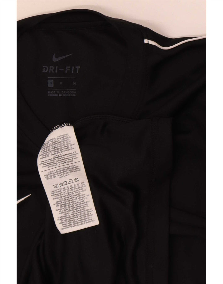 Męska koszulka Nike Dri Fit Top, średni czarny poliester