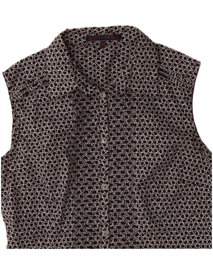 Damska bluzka bez rękawów Les Copains IT 42, średnie granatowe serce