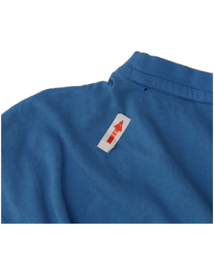 Męska koszulka z grafiką Puma Top 2XL w kolorze niebieskim