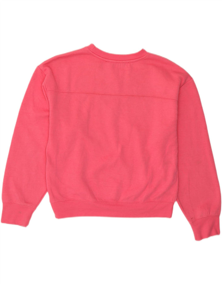 Damski sweter oversize Zara UK 10, mały, różowy poliester