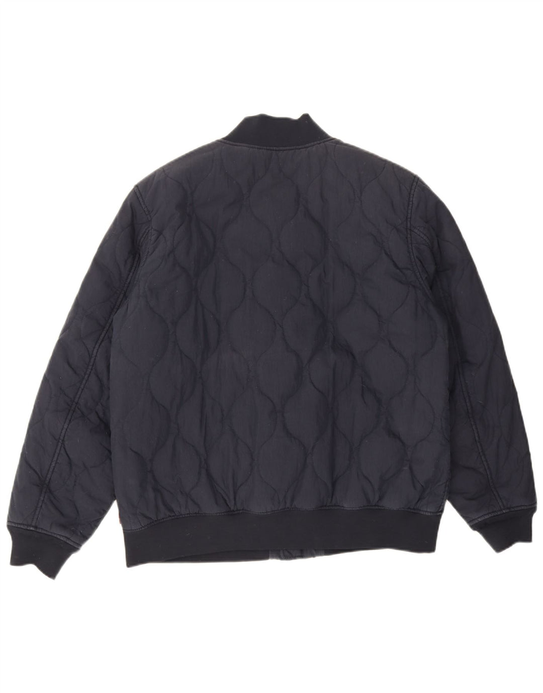 Męska ocieplana kurtka bomberka Levi's UK 42 XL, granatowa, bawełniana