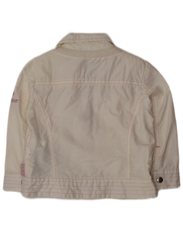 Kurtka użytkowa dla dziewczynki GEOX 9-12 miesięcy, biała, bawełniana