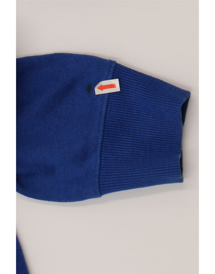 JACK & JONES Mens Hoodie Jumper Medium Blue Polyester