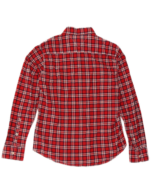 Koszula męska Tommy Hilfiger XL, bawełniana w czerwoną kratę