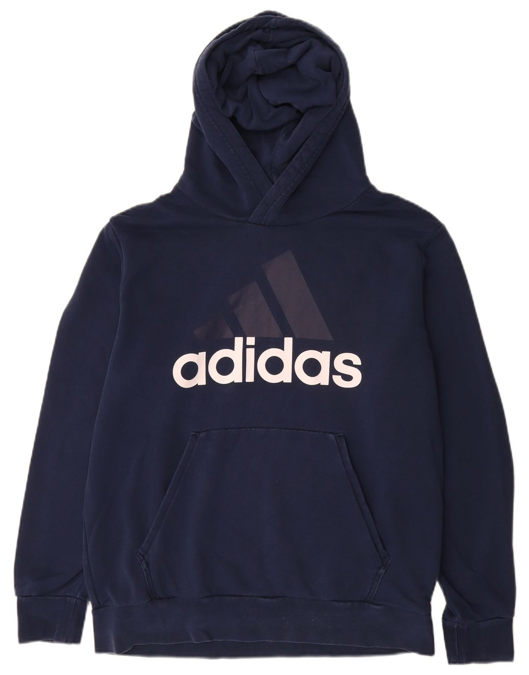 Męska bluza z kapturem Adidas Graphic, duża, granatowa