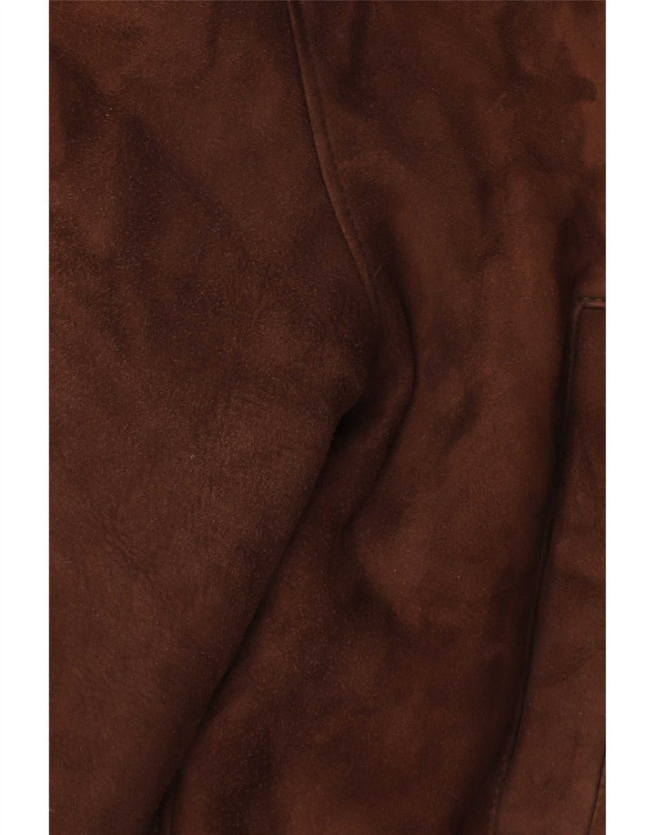 Kurtka męska Shearling Mabrun IT 56 3XL brązowa