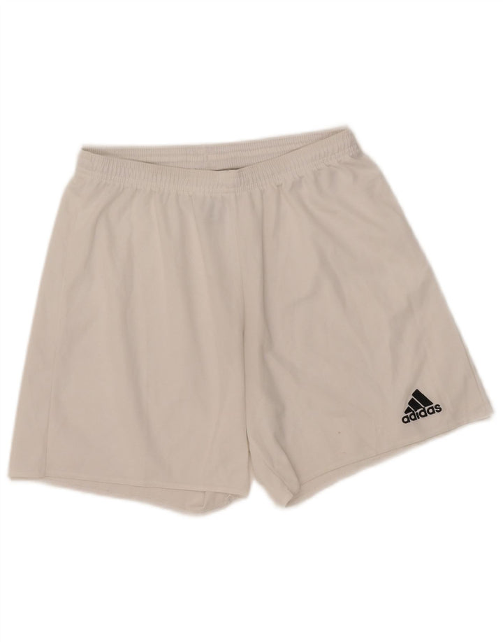 Męskie spodenki sportowe Adidas Aeroready, średni biały poliester
