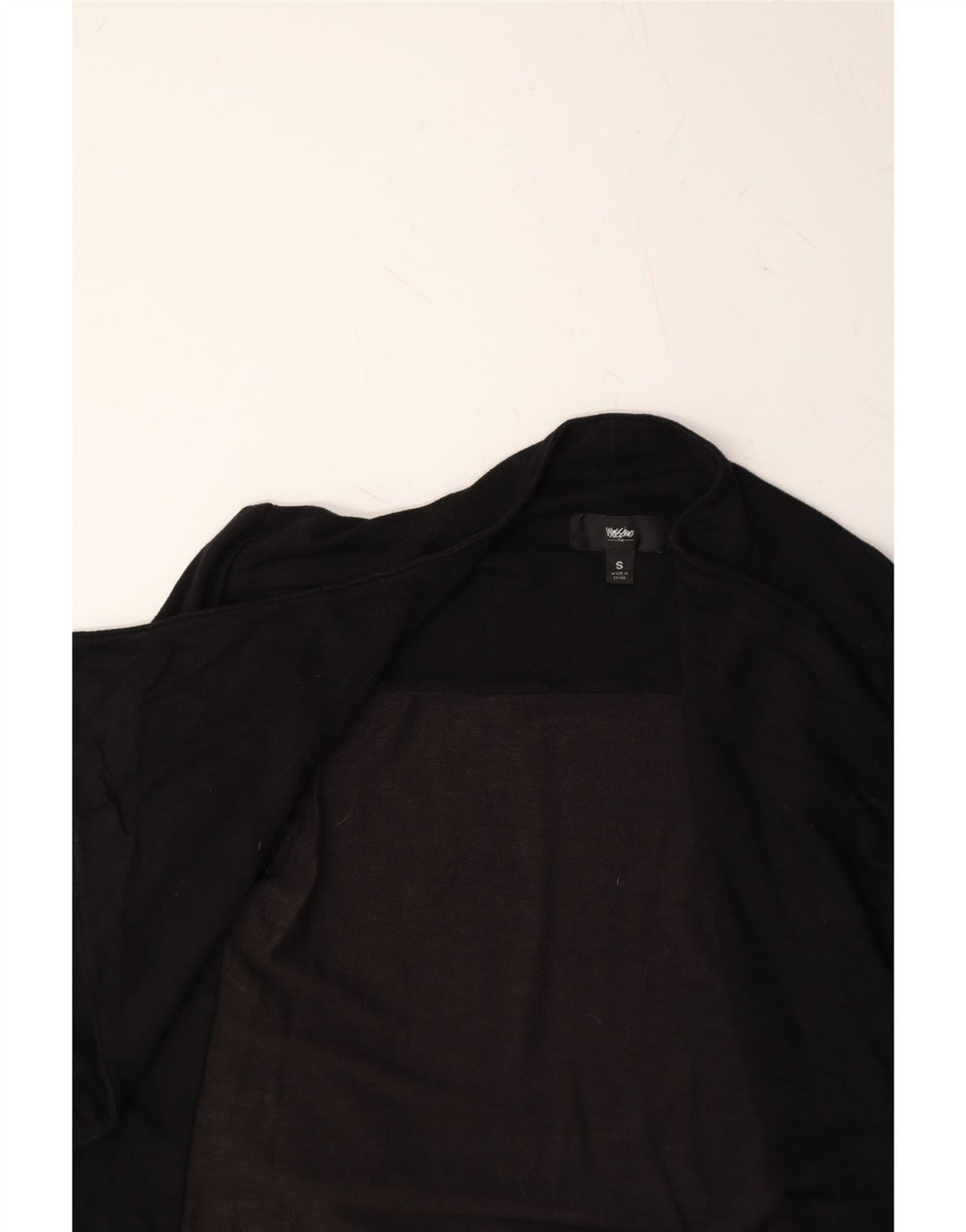 MOSSIMO Womens Open Cardigan Sweater UK 10 Small Black Rayon Vintage Mossimo and Second-Hand Mossimo from Messina Hembry 