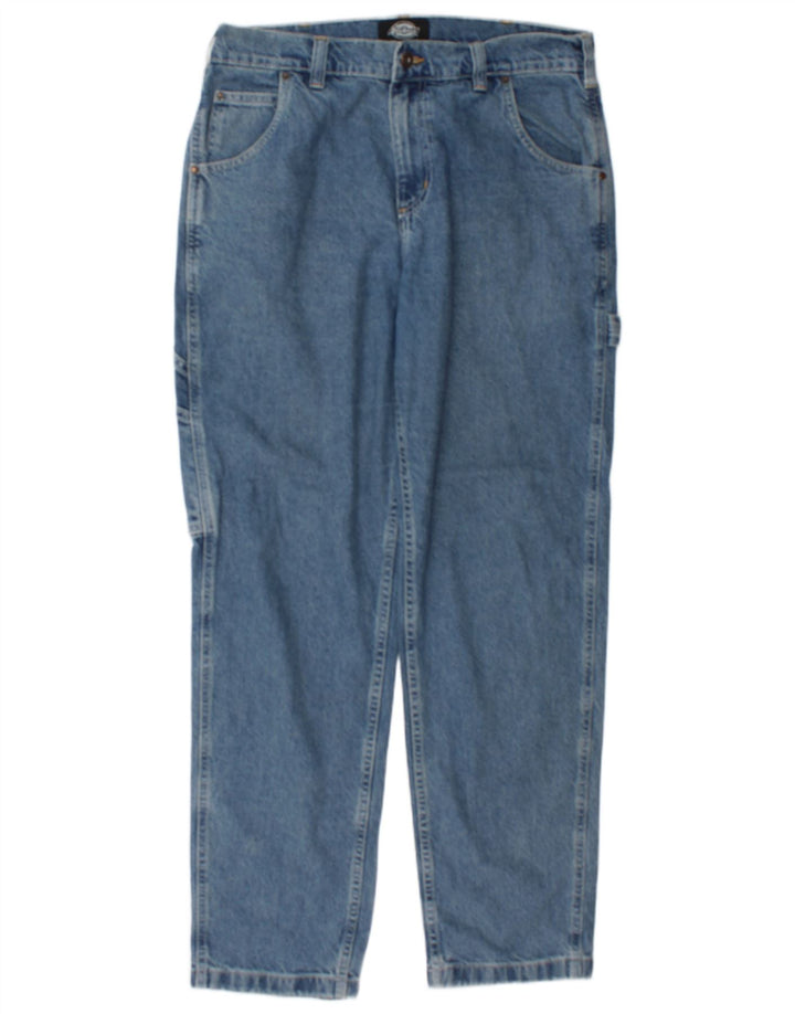 Męskie jeansy Dickies Cargo zwężane W33 L32, niebieska bawełna