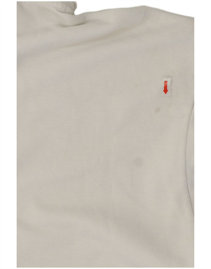 Męska koszulka polo Nike, średnia, biała, bawełniana
