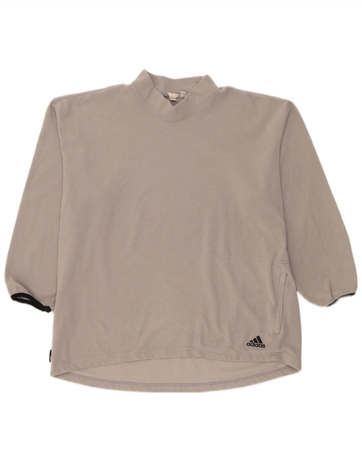 Adidas Męski sweter polarowy Climawarm XL Szary poliester