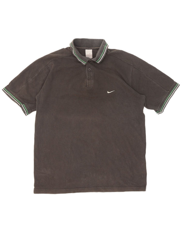 Męska koszulka polo Nike UK 45/47 XL, bawełniana w czarne paski