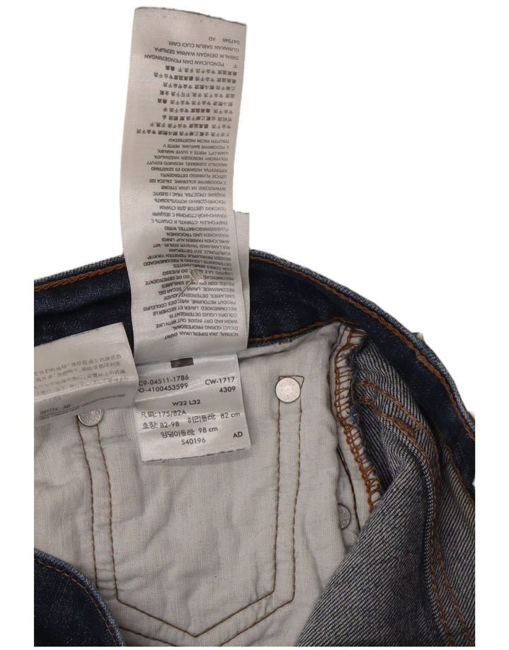 Męskie jeansy Levi's 511 Tapered W32 L32 Niebieskie bawełniane