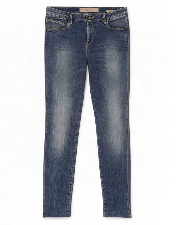 Damskie jeansy Guess Curve X Skinny W30 L29 Niebieskie, bawełniane