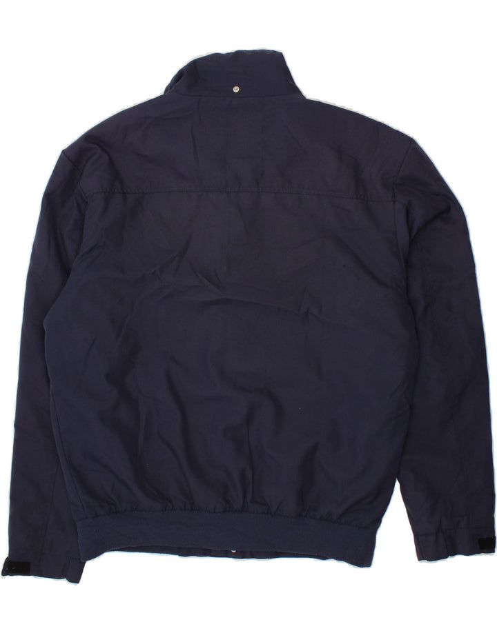 KAPPA Mens Windbreaker Jacket UK 46 3XL Navy Blue Polyester Vintage Kappa and Second-Hand Kappa from Messina Hembry 