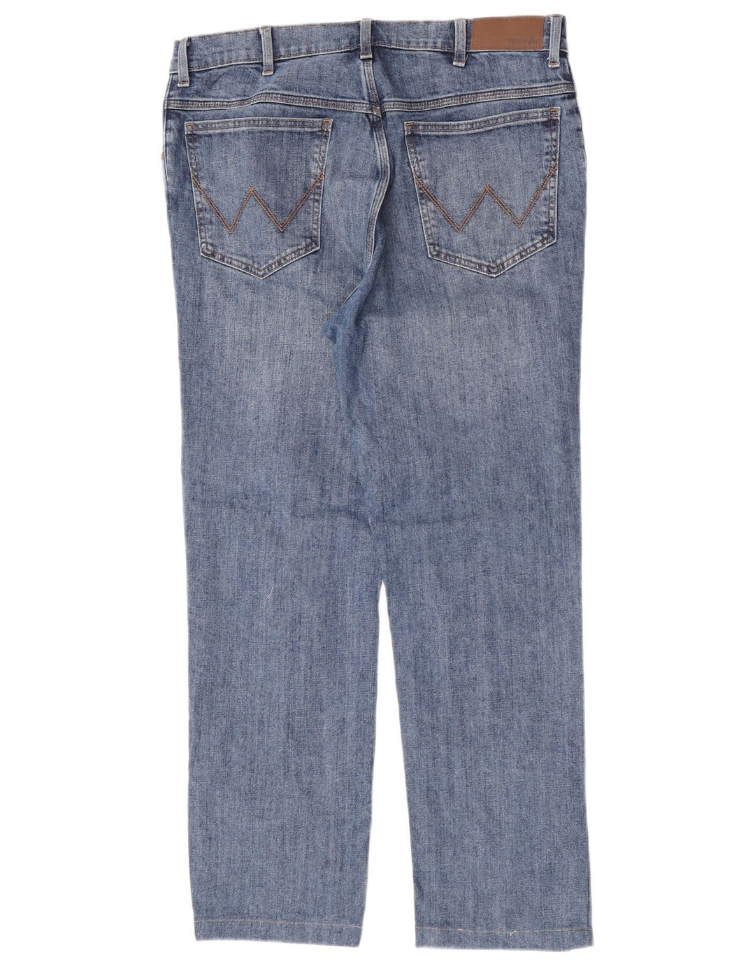 Męskie proste dżinsy Wrangler W36 L29 Niebieskie bawełniane