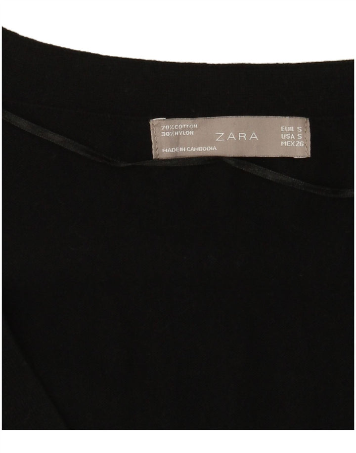 Sweter damski Zara Cardigan UK 8 Small Black