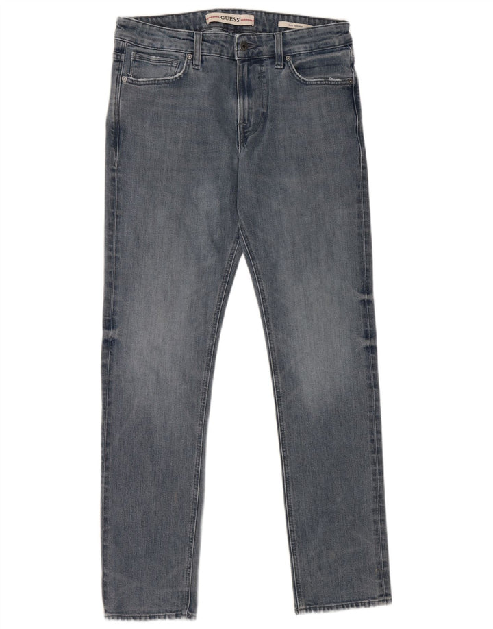 Męskie dżinsy Guess Slim Tapered W34 L31 Niebieskie