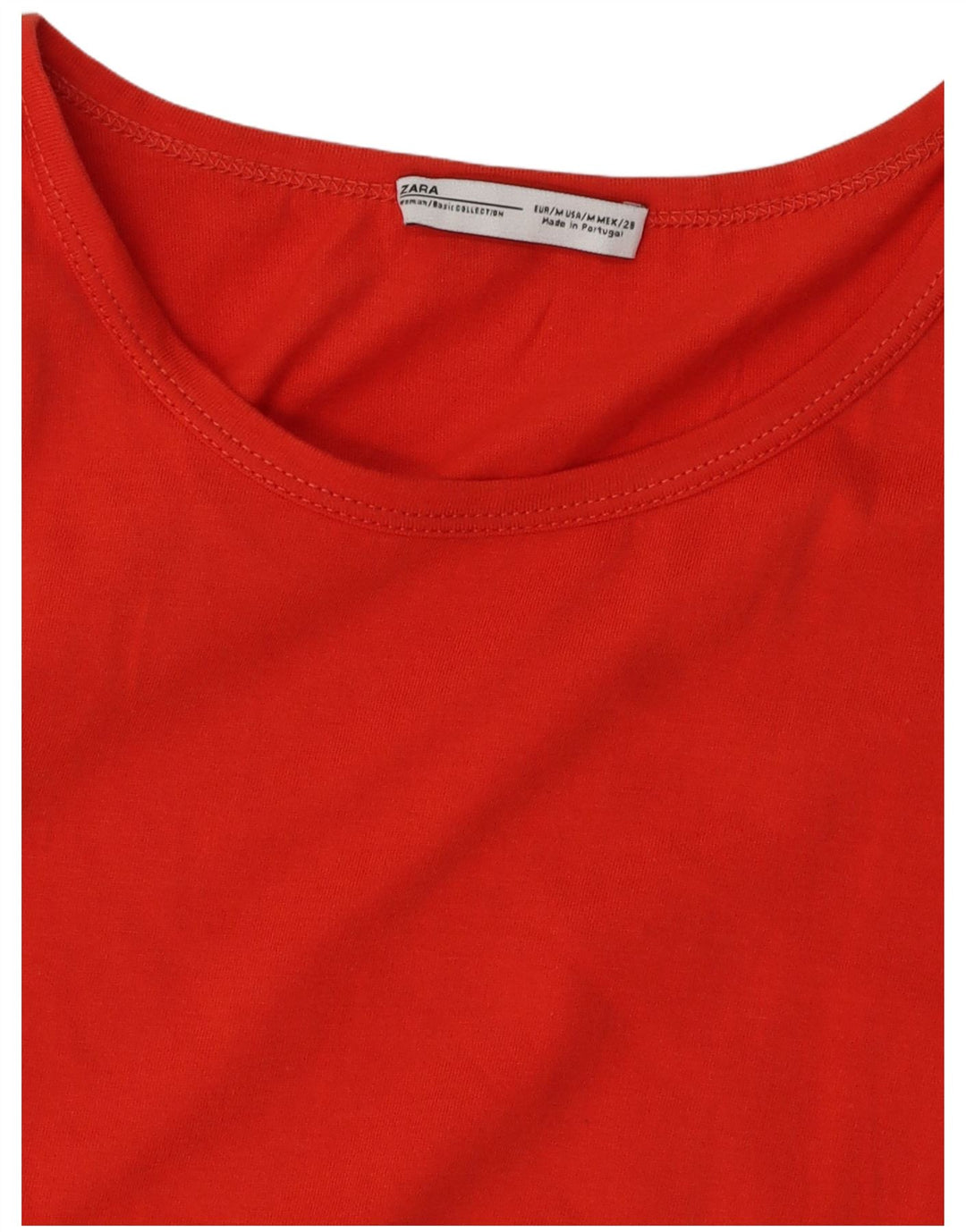 Damska bluzka ZARA Crop Batwing UK 12 w kolorze średniej czerwieni w kwiaty