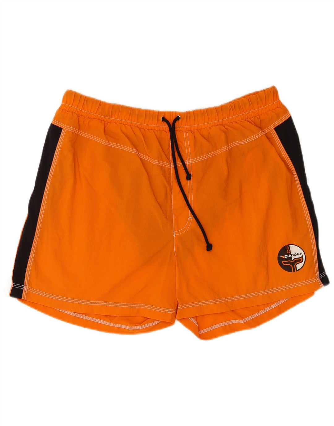 Męskie spodenki kąpielowe Diadora 2XL Pomarańczowy poliamid z blokami kolorów