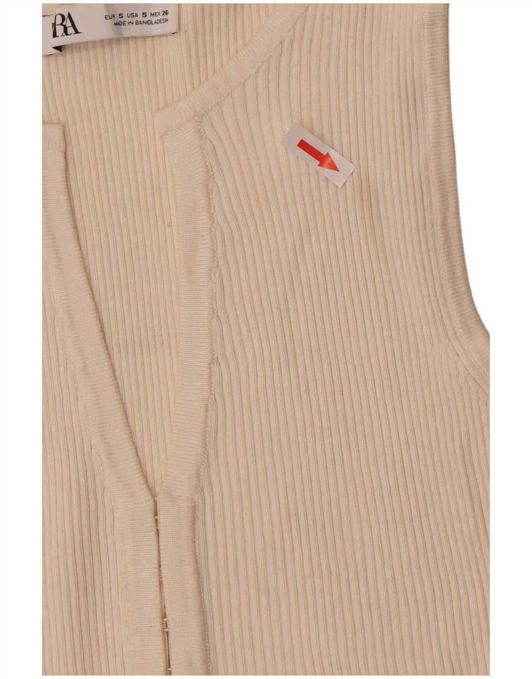 Damski kardigan Zara Top UK 8 Small Off White Wiskoza